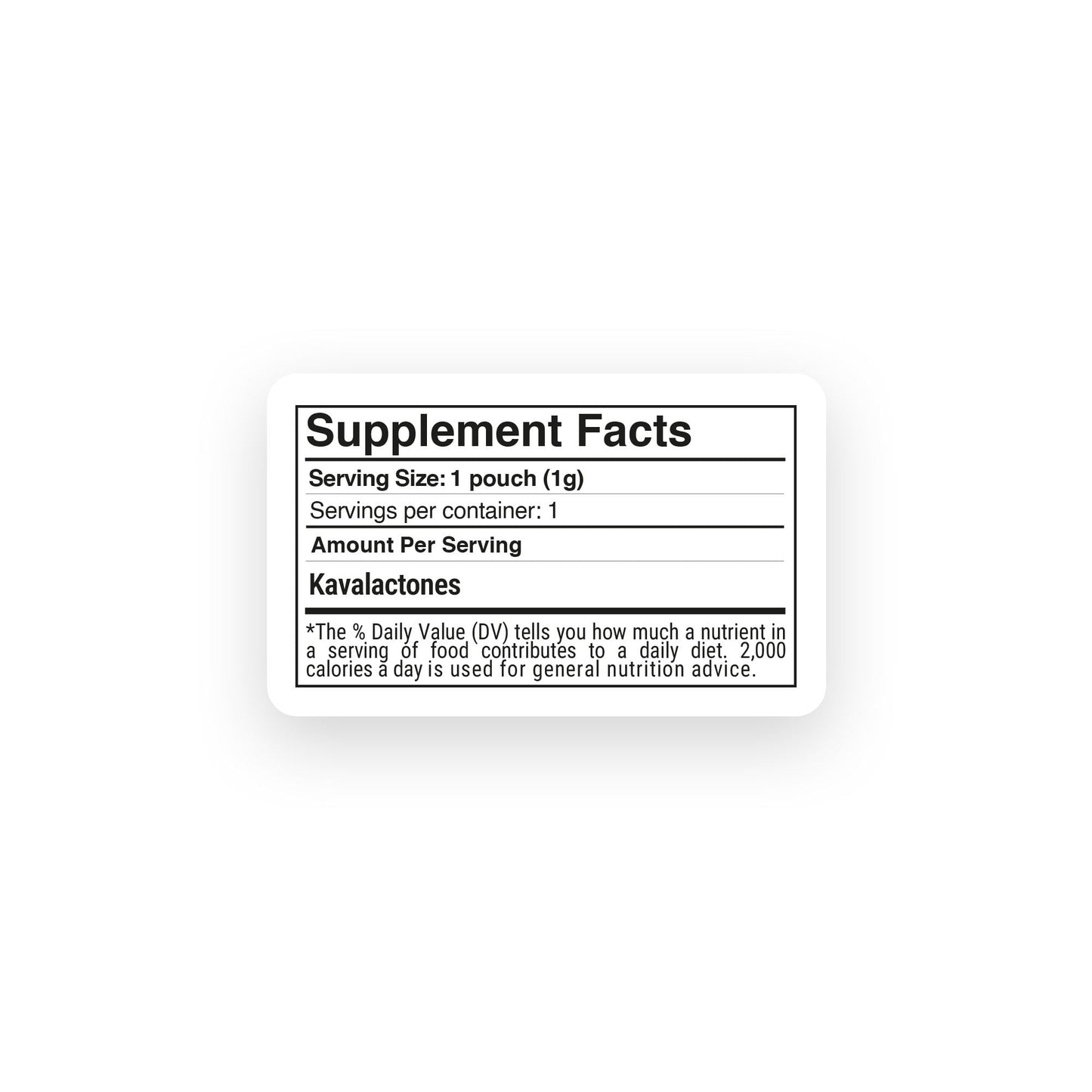 1,000mg Kava Nano Powder - Bulk Nano Technology
