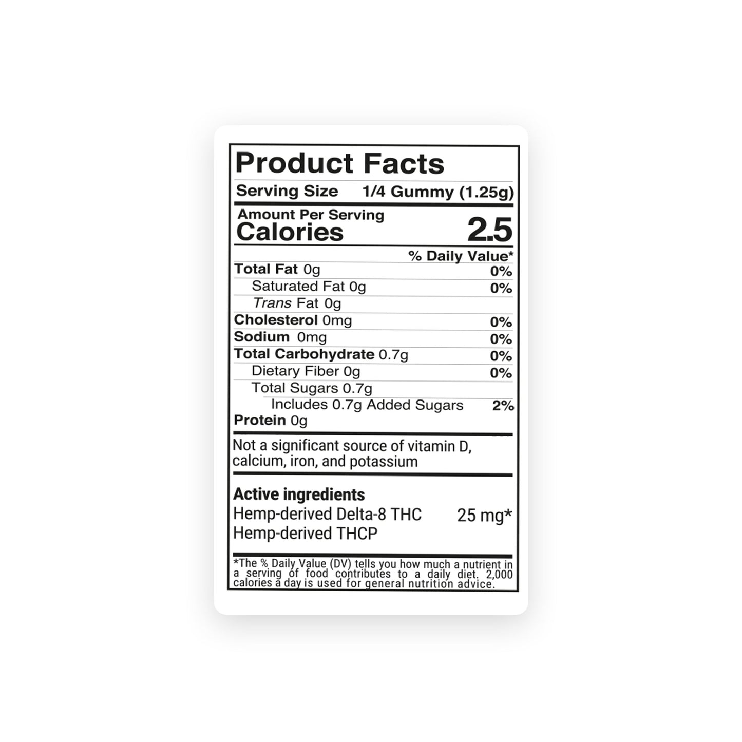 100mg D8 & THCP Gummies - Fruity Mix - Chill Plus