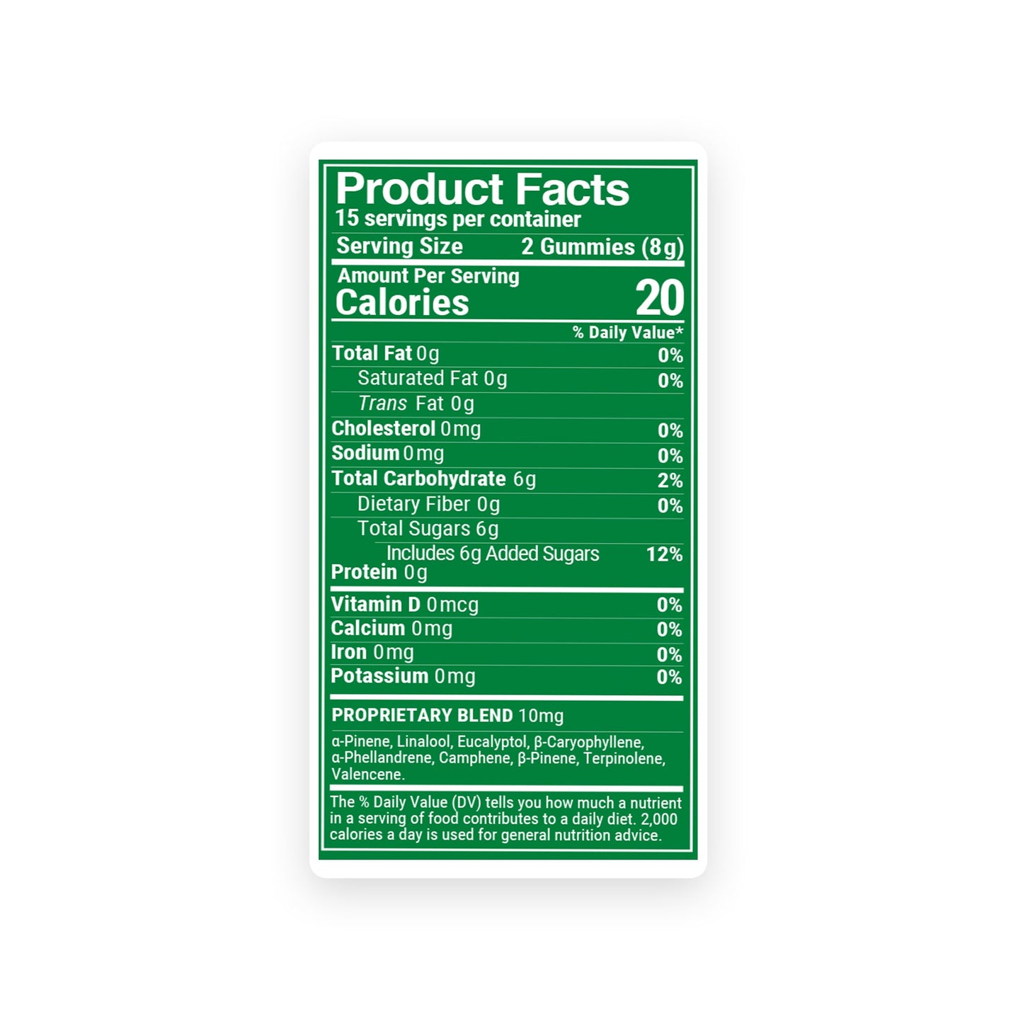 10mg Terpene Gummies - Pineapple - Terps Gummies