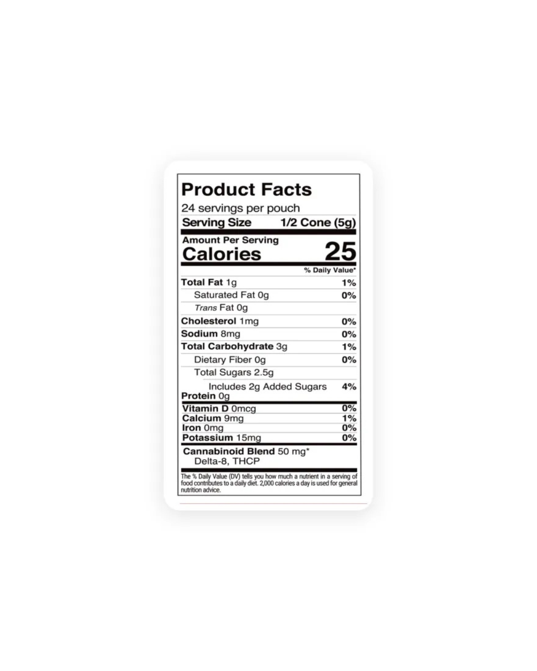 100mg Milk Chocolate Waffle Cones - D8, THCP - Chill Plus