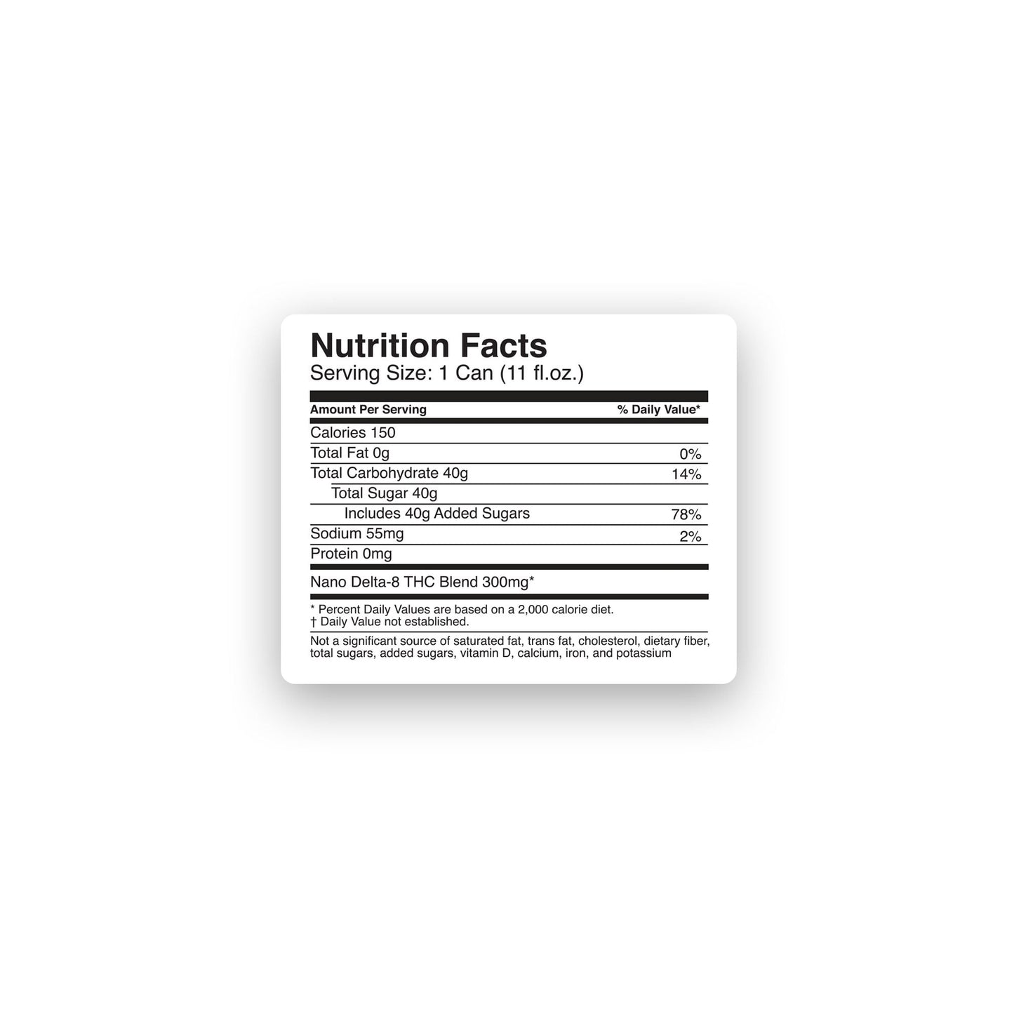 300mg Dr.Red THC Seltzer - D8 Nano - Fresh