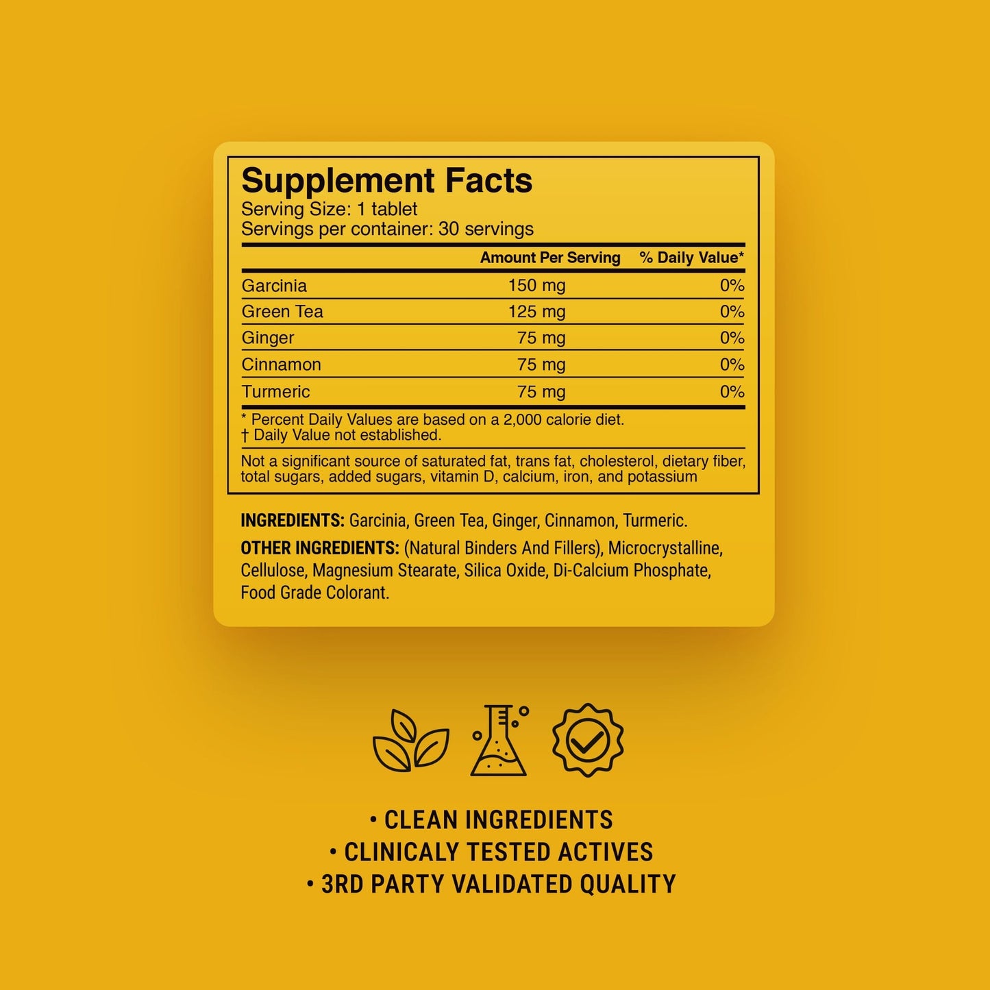 500mg Belly Fat Support Tablets - Pineapple Chili - Mood Tablets