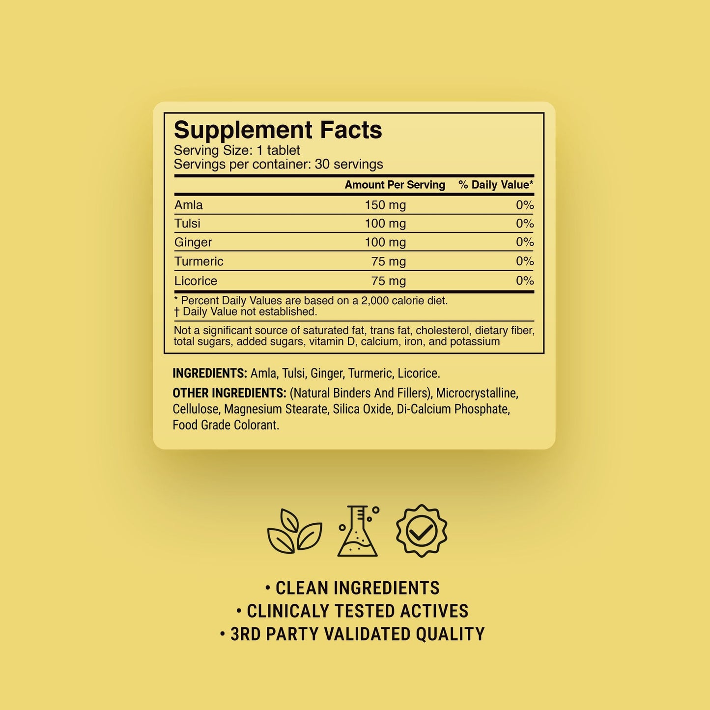 500mg Cold Season Support Tablets - Honey Ginger Lemon - Mood Tablets