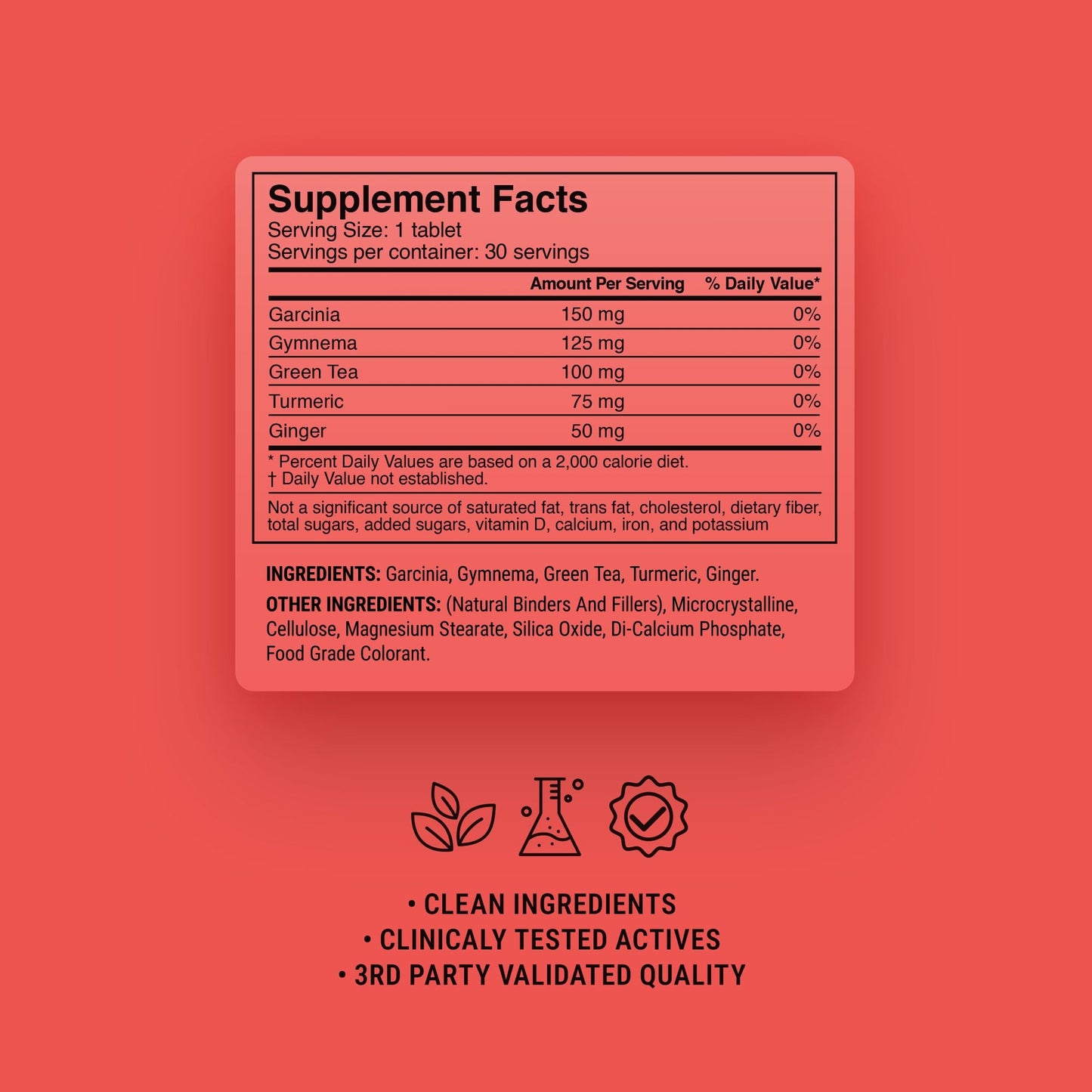 500mg Herbal Metabolic Reset Tablets - Grapefruit - Mood Tablets