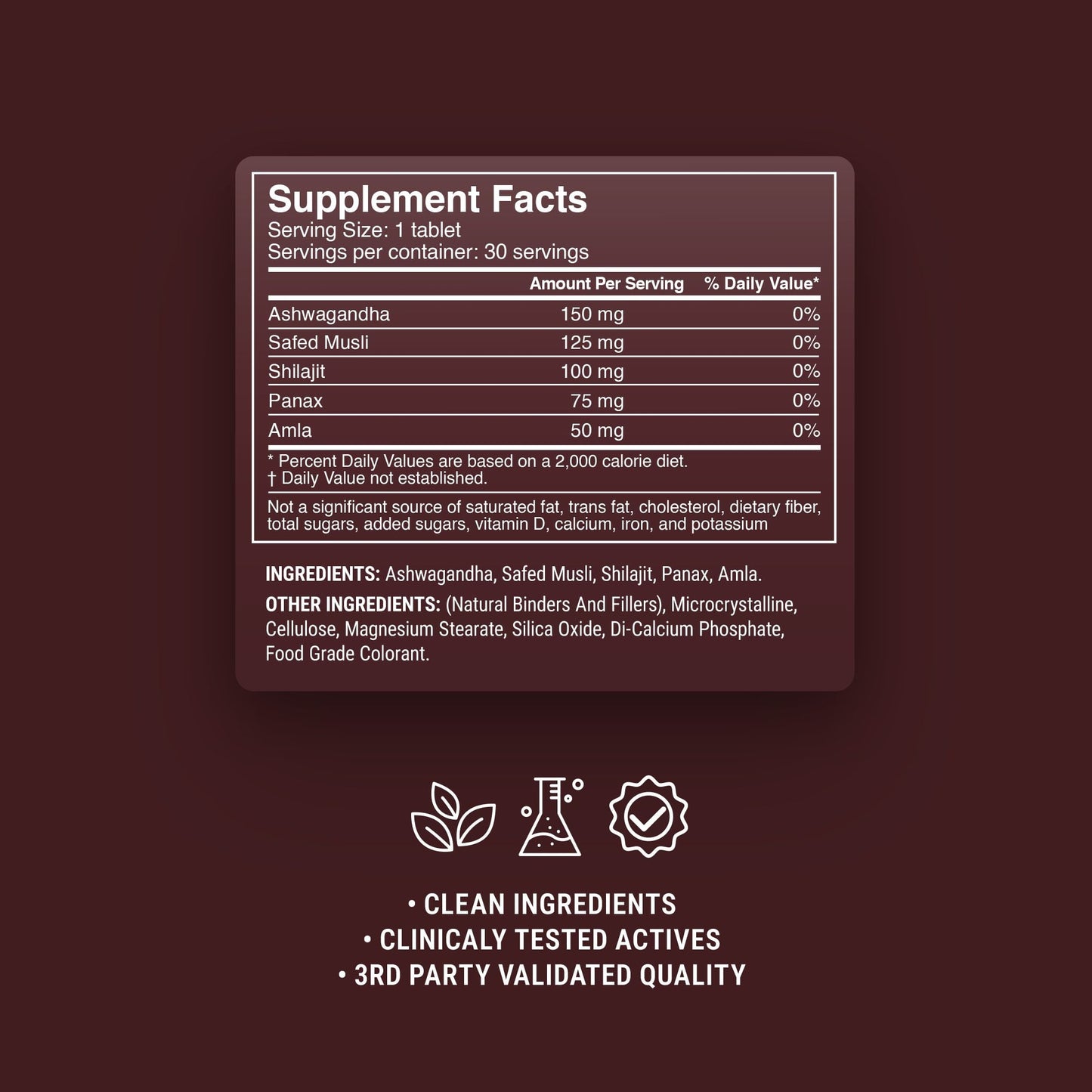 500mg Men's Vitality Tablets - Spiced Cherry - Mood Tablets