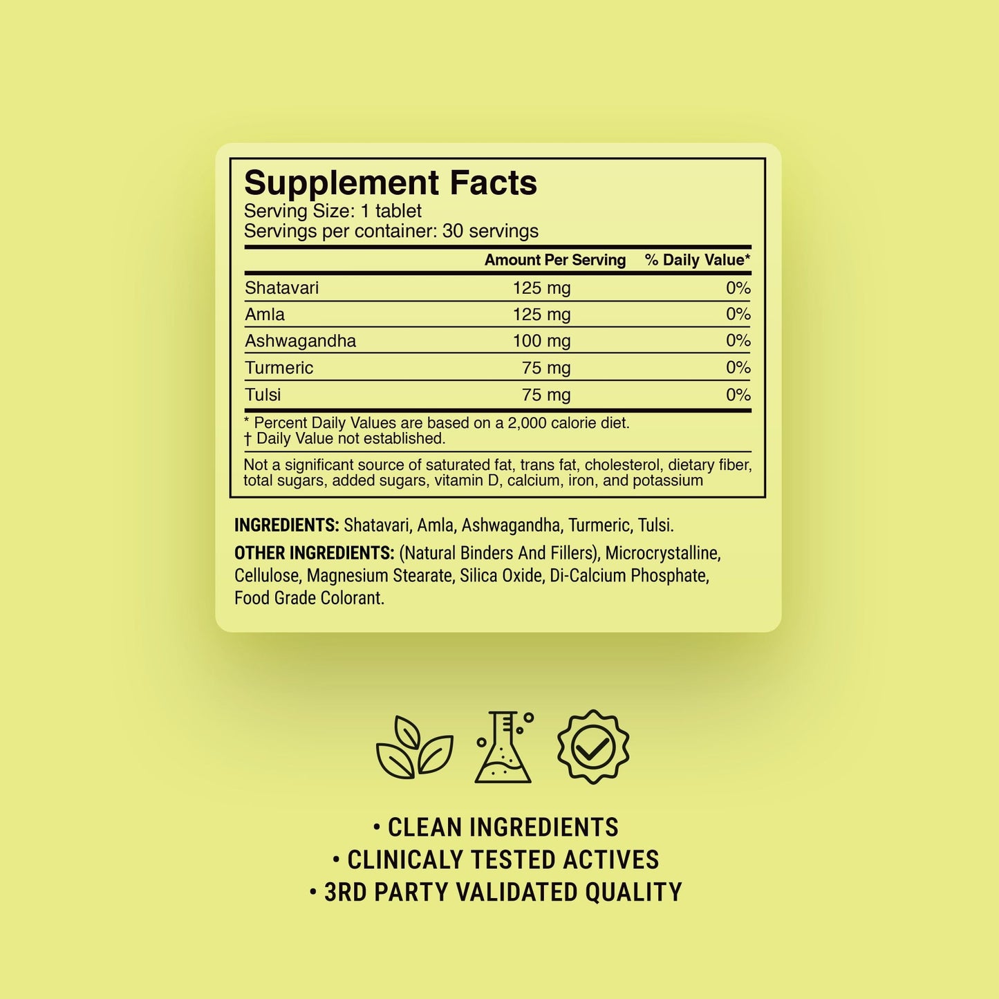 500mg Women’s Daily Wellness Tablets - Honey Citrus - Mood Tablets