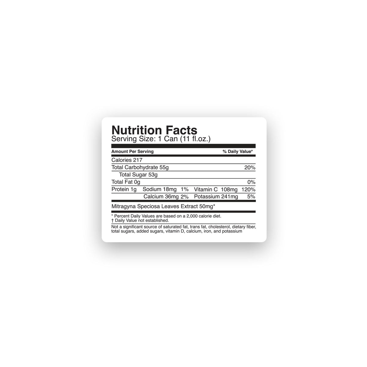 50mg Kratom Nano Juice - Grape - Fresh
