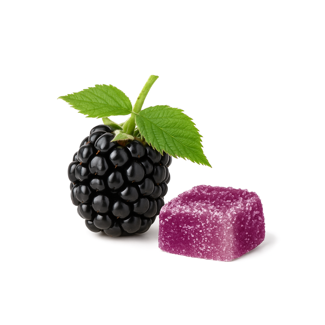 25mg Delta 8 THC Gummy - Blackberry - Bites