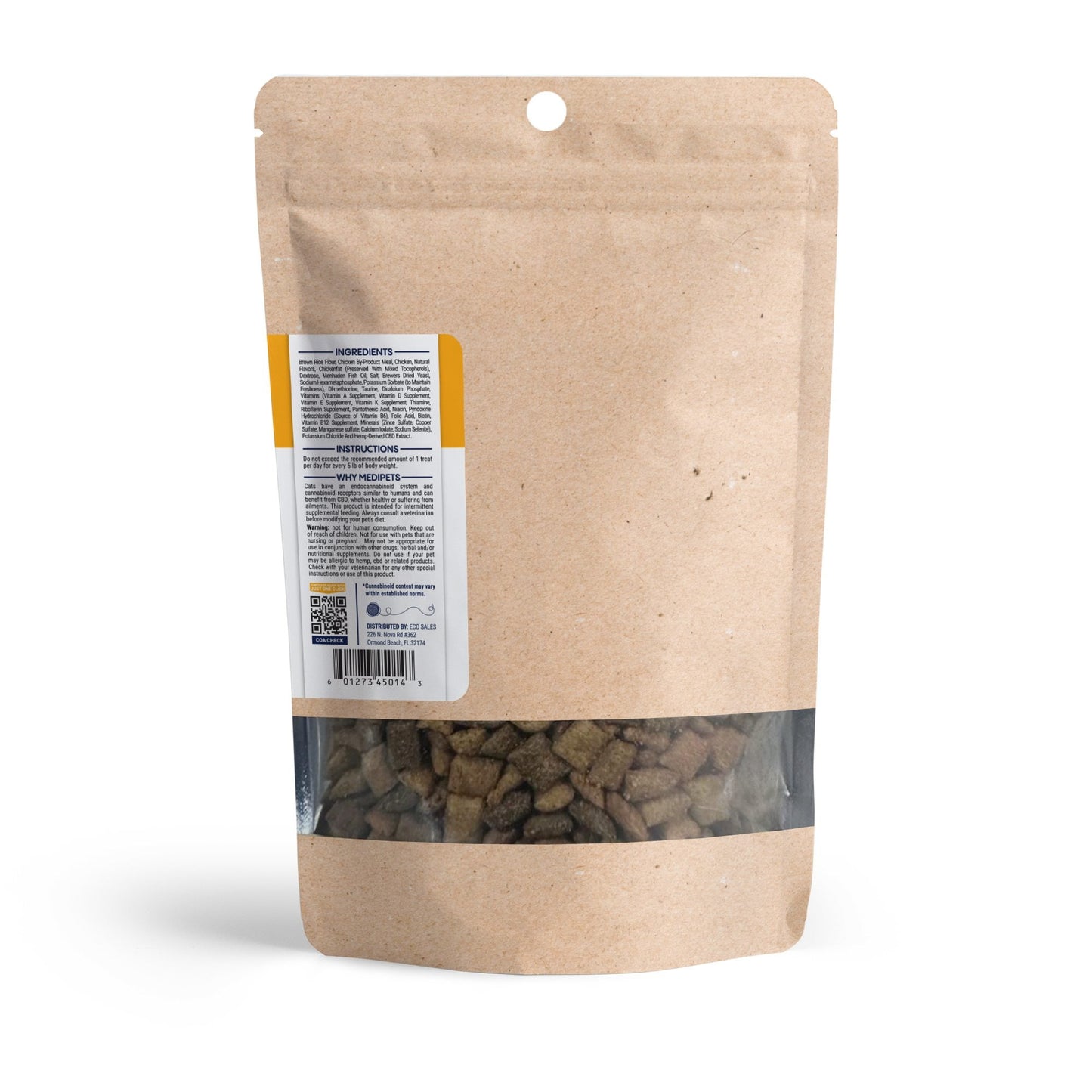 Cat Cafe Tartar Control - CBD Pet Treats For Cats - 600mg - MediPets