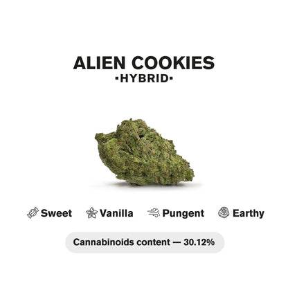 0.5g Alien Cookies Mini Pre-Roll - Hybrid - THCA