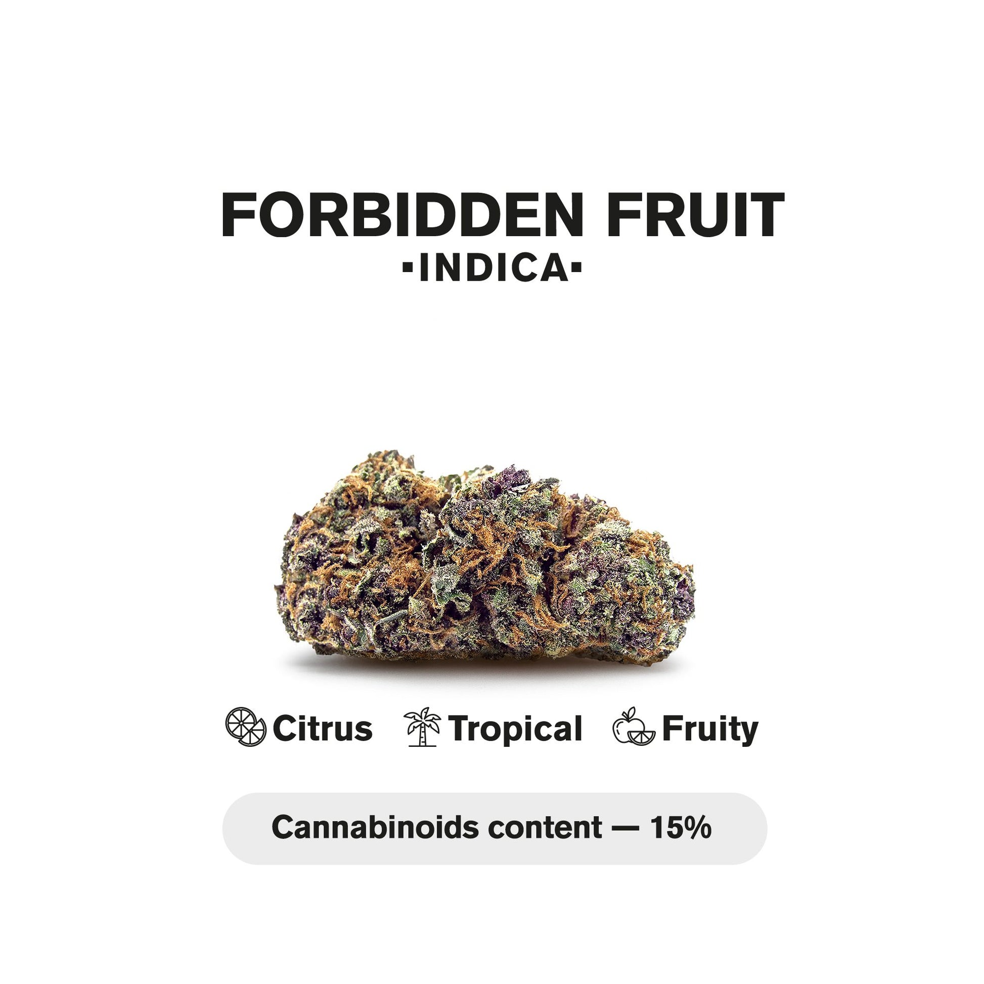 0.5g Forbidden Fruit Strain Mini Pre-Roll - Indica - THCA