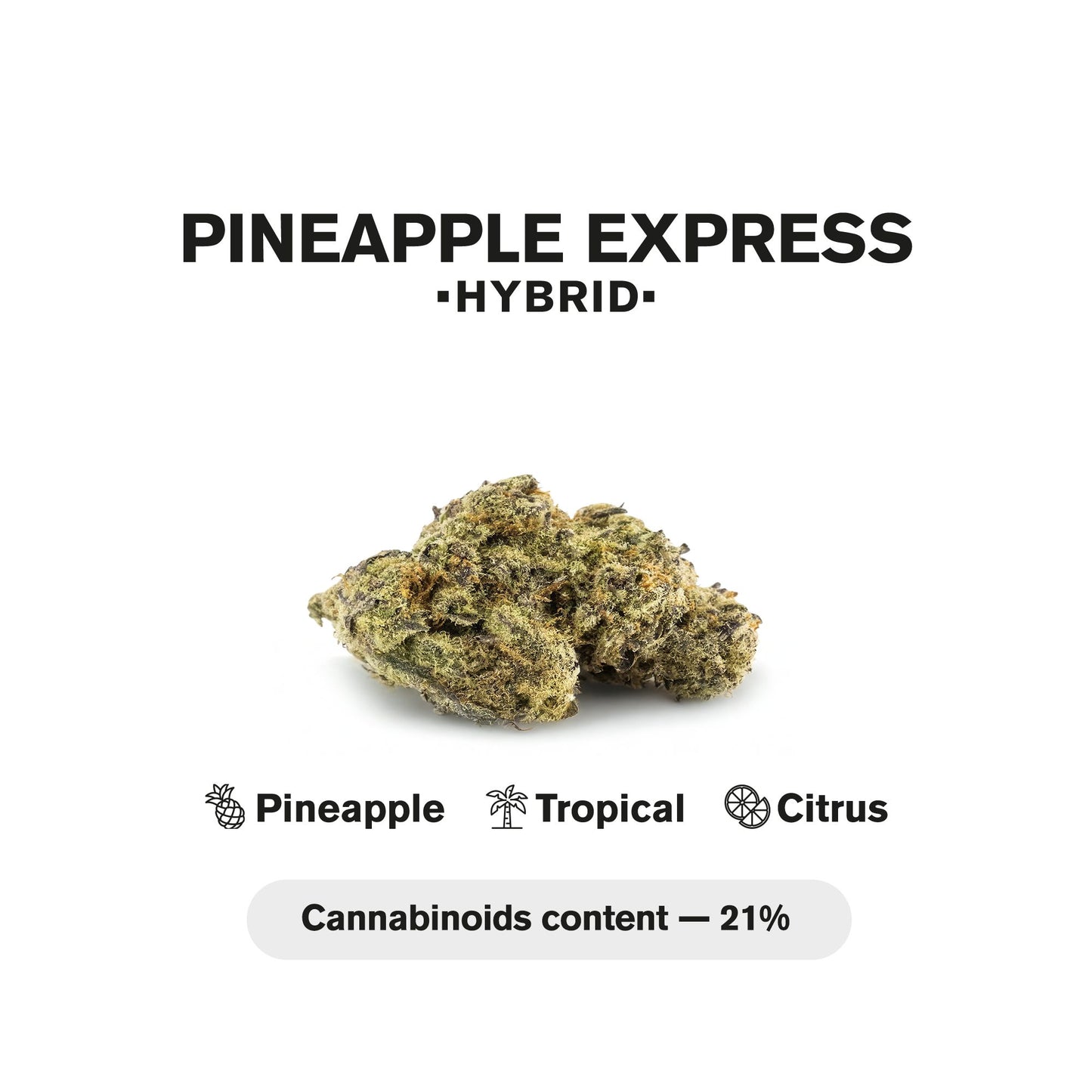 0.5g Pineapple Express Mini Pre-Roll - Hybrid - THCA