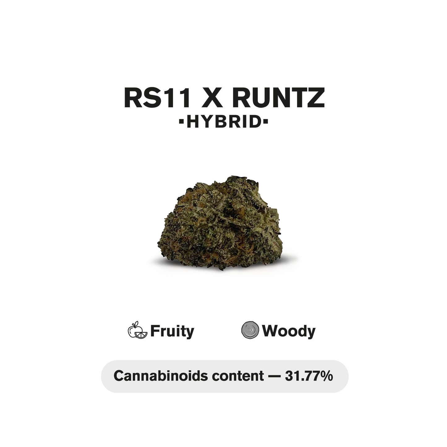 0.5g RS11 x Runtz Mini Pre-Roll - Hybrid - THCA