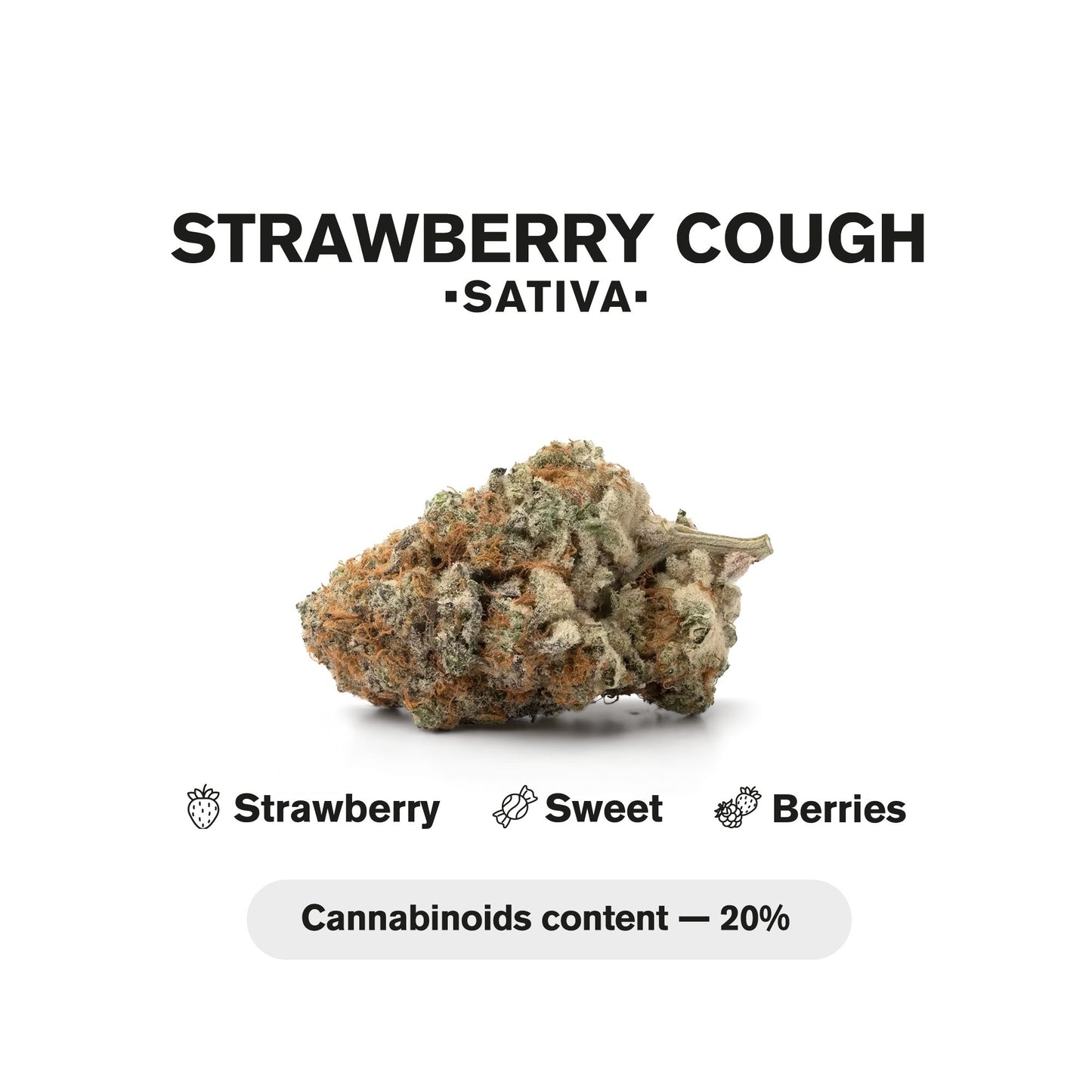 0.5g Strawberry Cough Mini Pre-Roll - Sativa - THCA