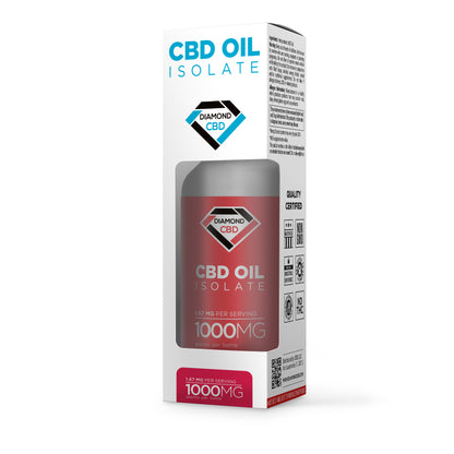 1,000mg CBD Isolate Oil - Diamond CBD