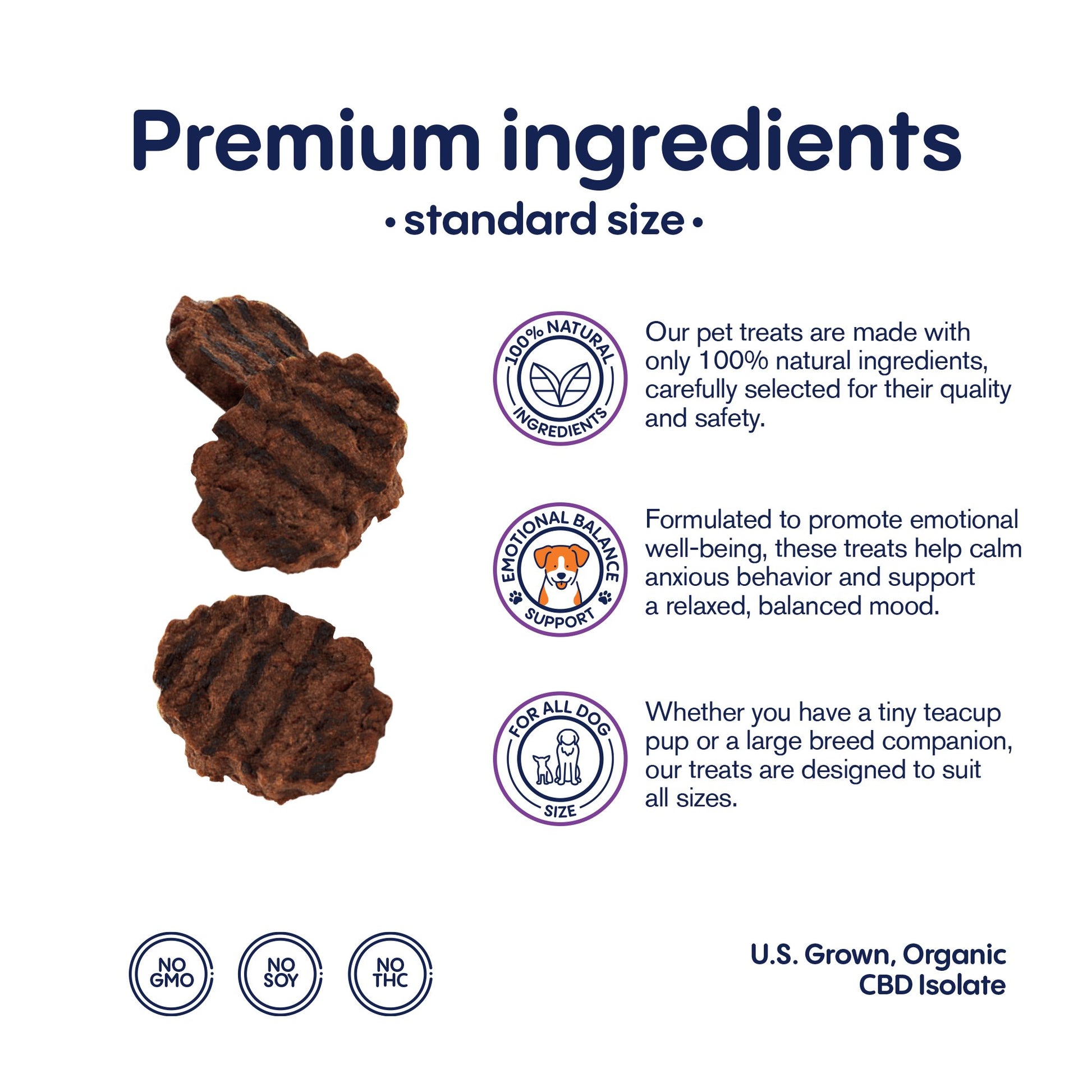 1,000mg CBD Pet Treats For Dogs - Burger Beef Minis - MediPets