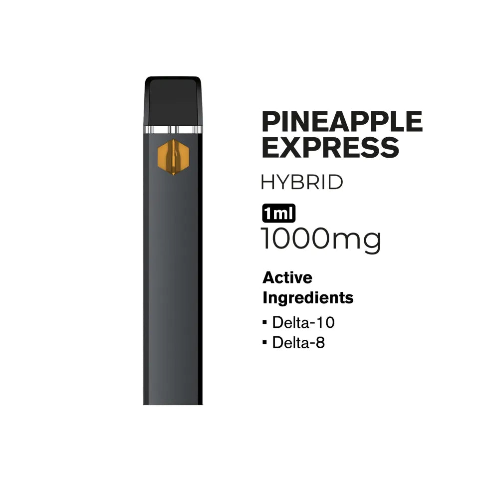 1000mg D10, D8 Vape Pen 1ml Hyper