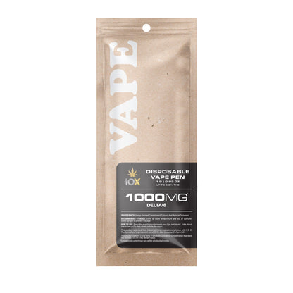 1000mg D8 Vape Pen - Grape Ape - Indica - 1ml - 10X