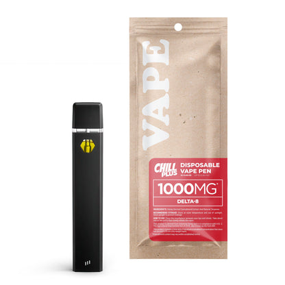 1000mg D8 Vape Pen - Pineapple Express - Hybrid - 1ml - Chill Plus