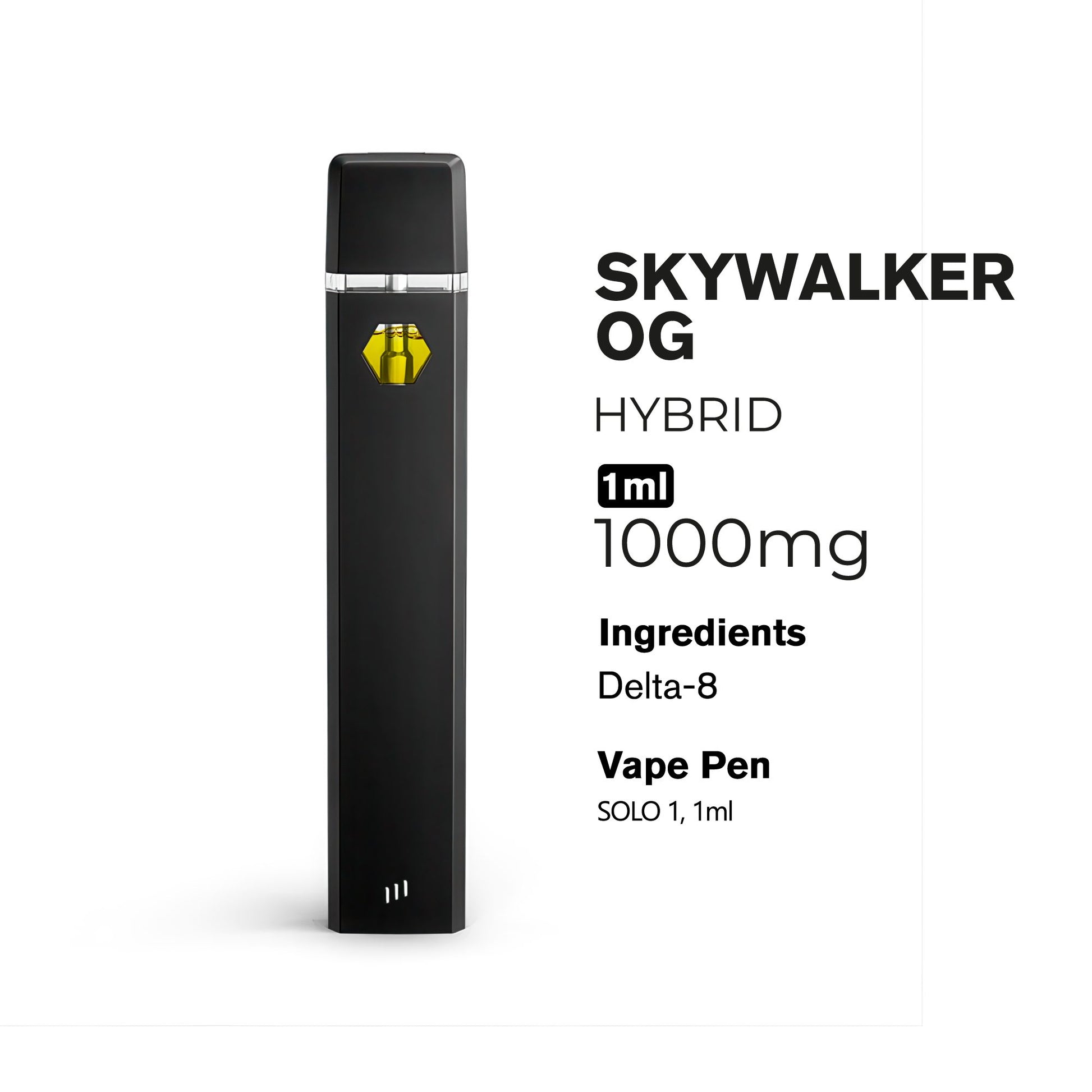 1000mg D8 Vape Pen - Skywalker OG - Hybrid - 1ml - Chill Plus