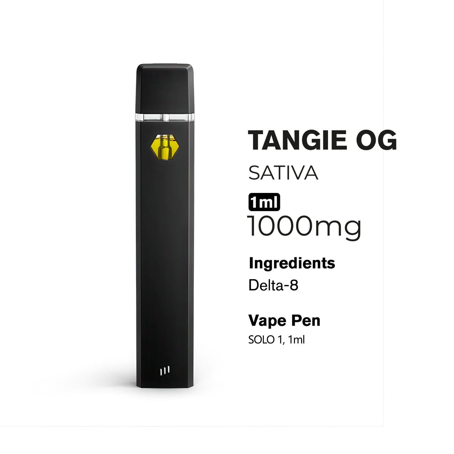 1000mg D8 Vape Pen - Tangie OG - Sativa - 1ml - 10X