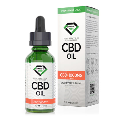 1,000mg Full Spectrum CBD Oil - Diamond CBD