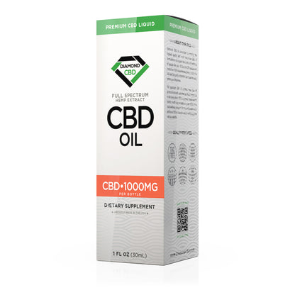 1,000mg Full Spectrum CBD Oil - Diamond CBD