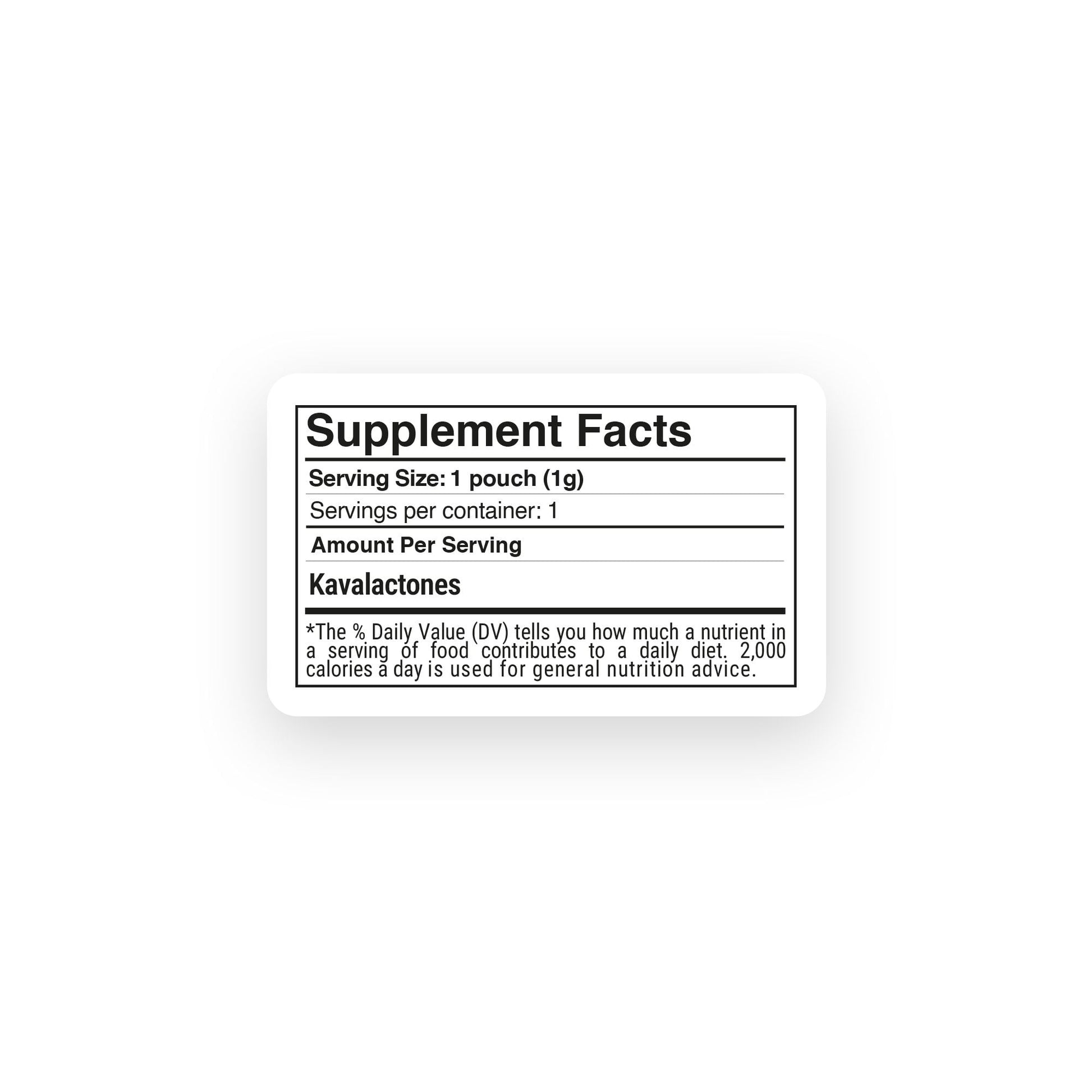 1,000mg Kava Nano Powder - Bulk Nano Technology
