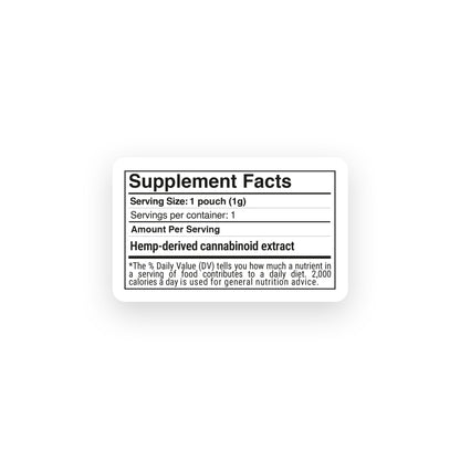 1,000mg THCV Nano Powder - Bulk Nano Technology