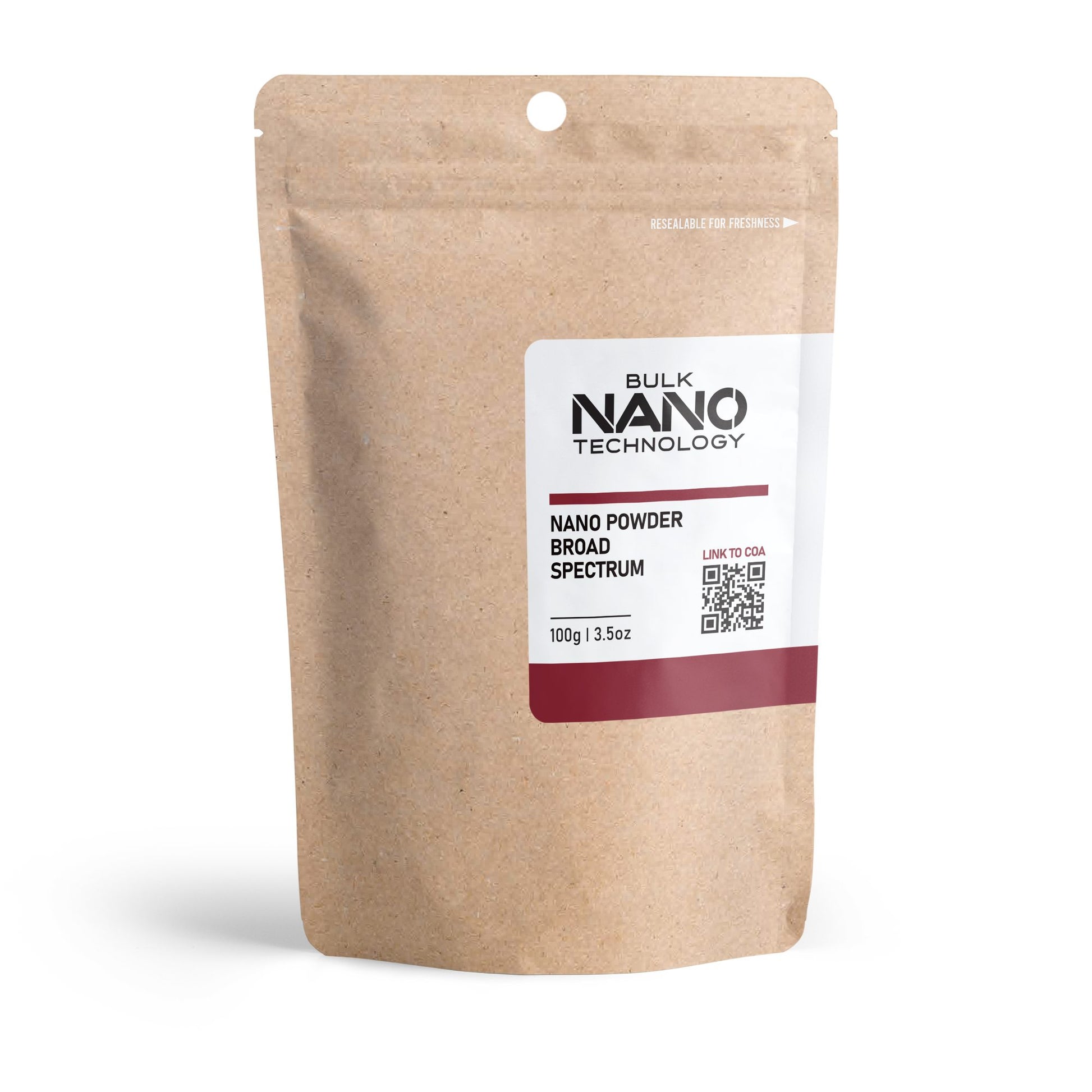 100g Broad Spectrum CBD Distillate Nano Powder - Bulk Nano Technology