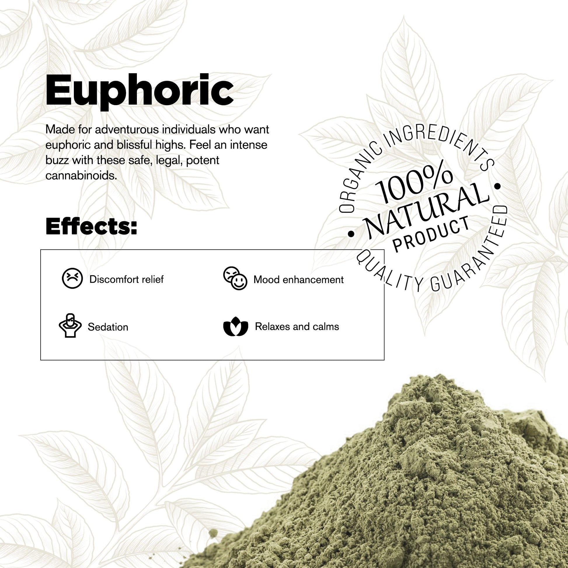 100g Kratom Powder - White Maeng Da - Chill Plus