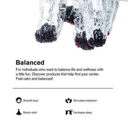 100mg Blackberry THC Seltzer - D9 Nano - Fresh