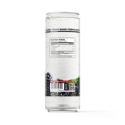 100mg Blackberry THC Seltzer - D9 Nano - Fresh