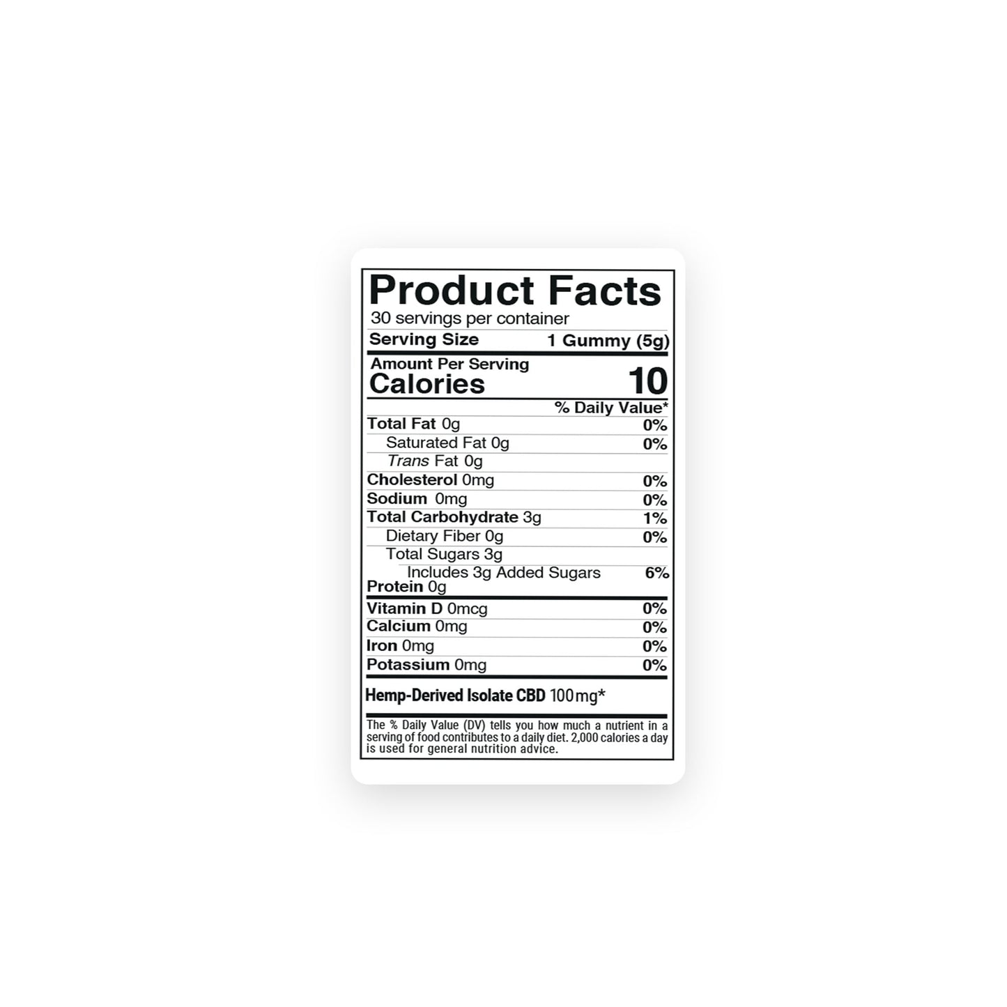 100mg CBD Isolate Gummies - Berries Mix - Chill