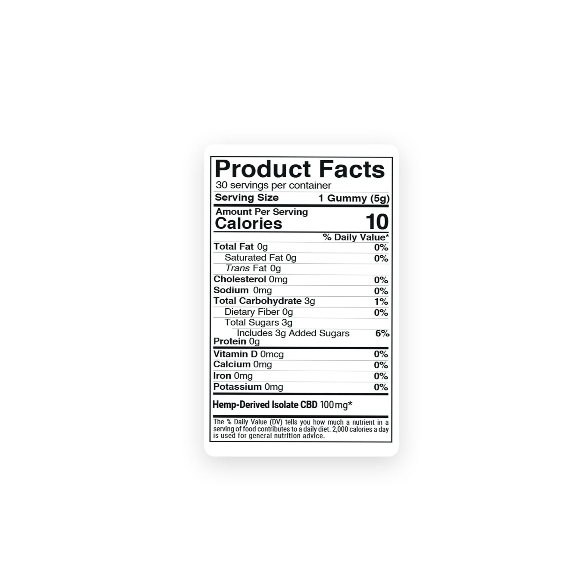 100mg CBD Isolate Gummies - Berries Mix - Chill