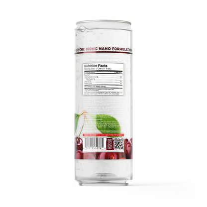 100mg Cherry THC Seltzer - D9 Nano - Fresh