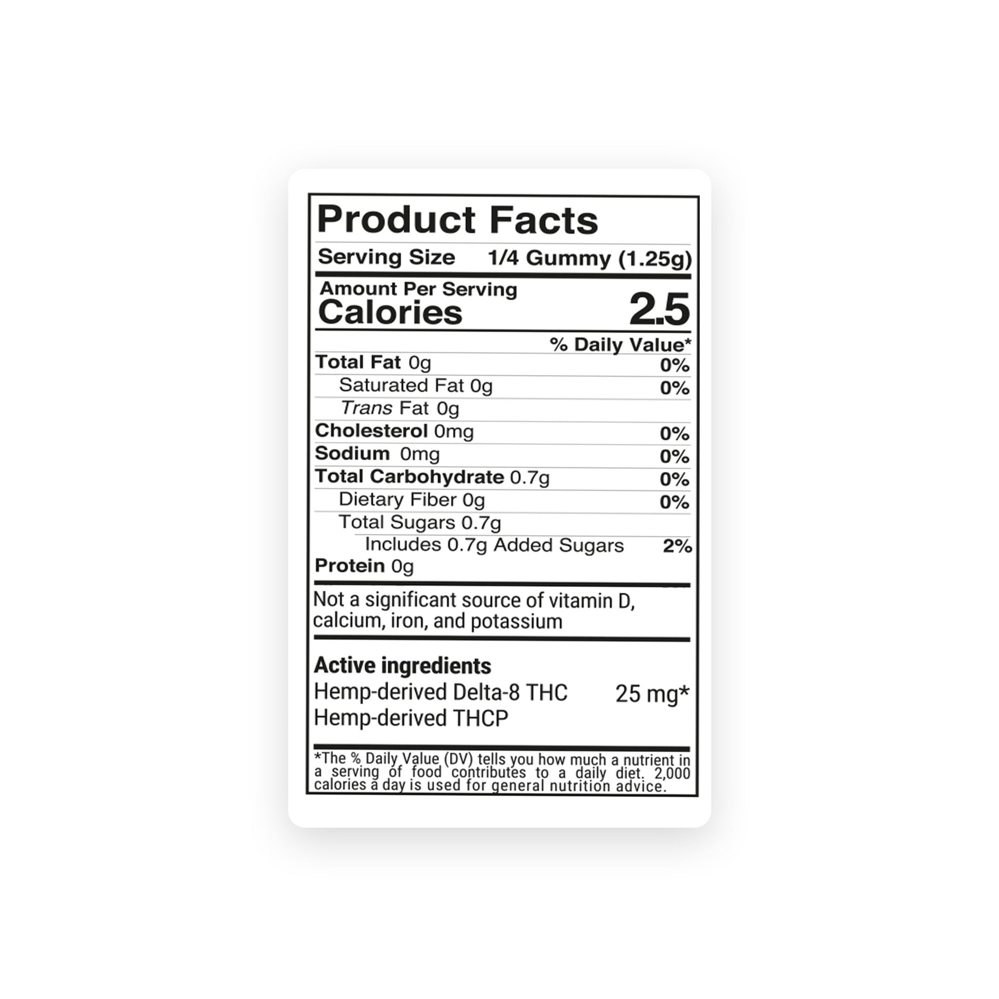 100mg D8 & THCP Gummies - Fruity Mix - Chill Plus