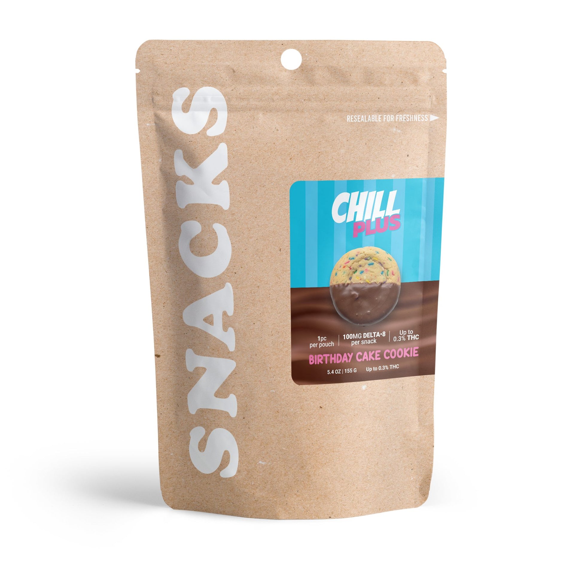 100mg Delta 8 Birthday Cake Cookie - Chill Plus
