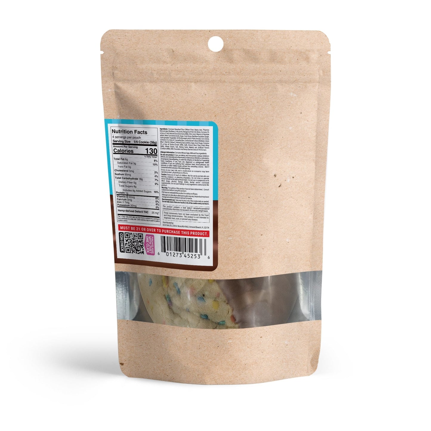 100mg Delta 8 Birthday Cake Cookie - Chill Plus