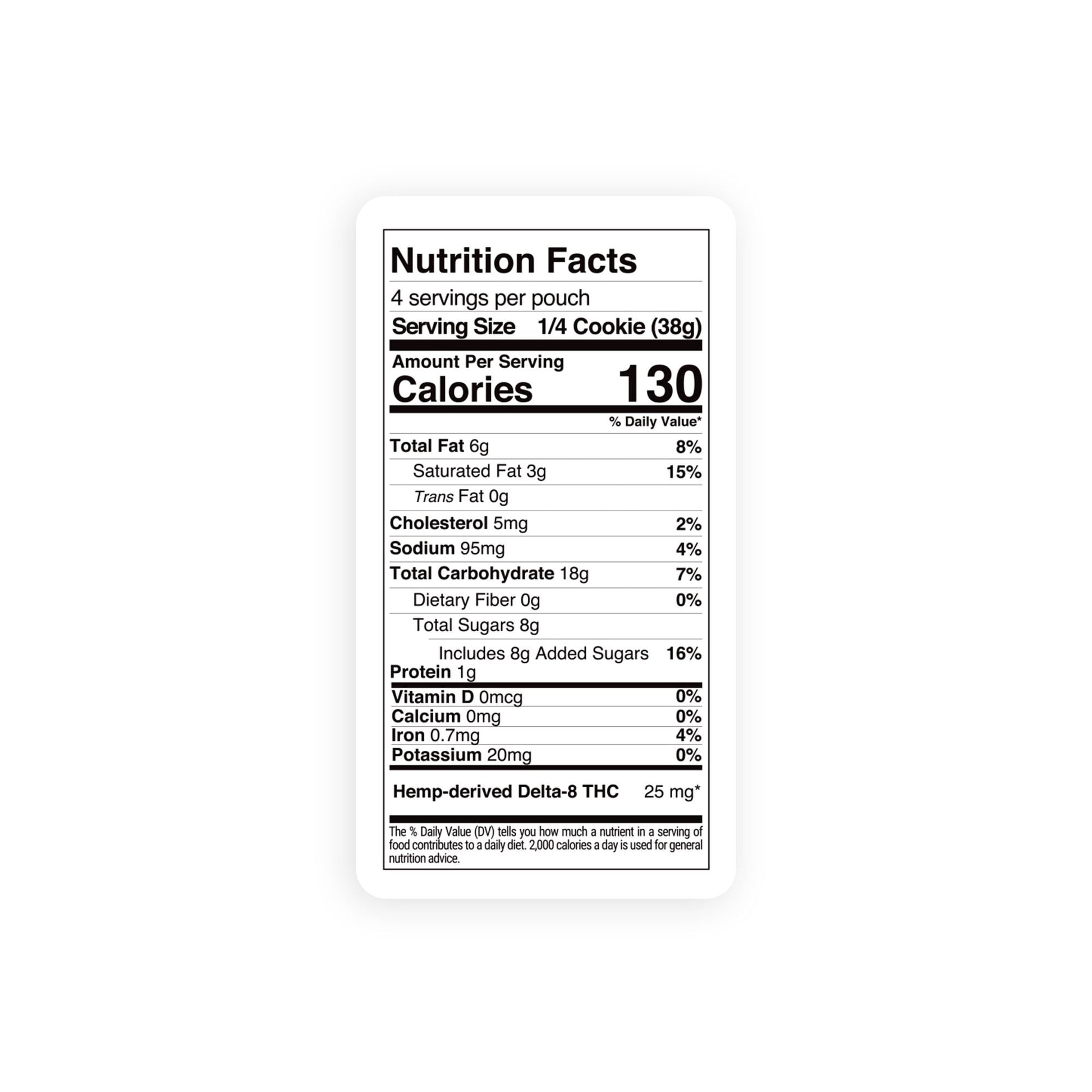 100mg Delta 8 Birthday Cake Cookie - Chill Plus