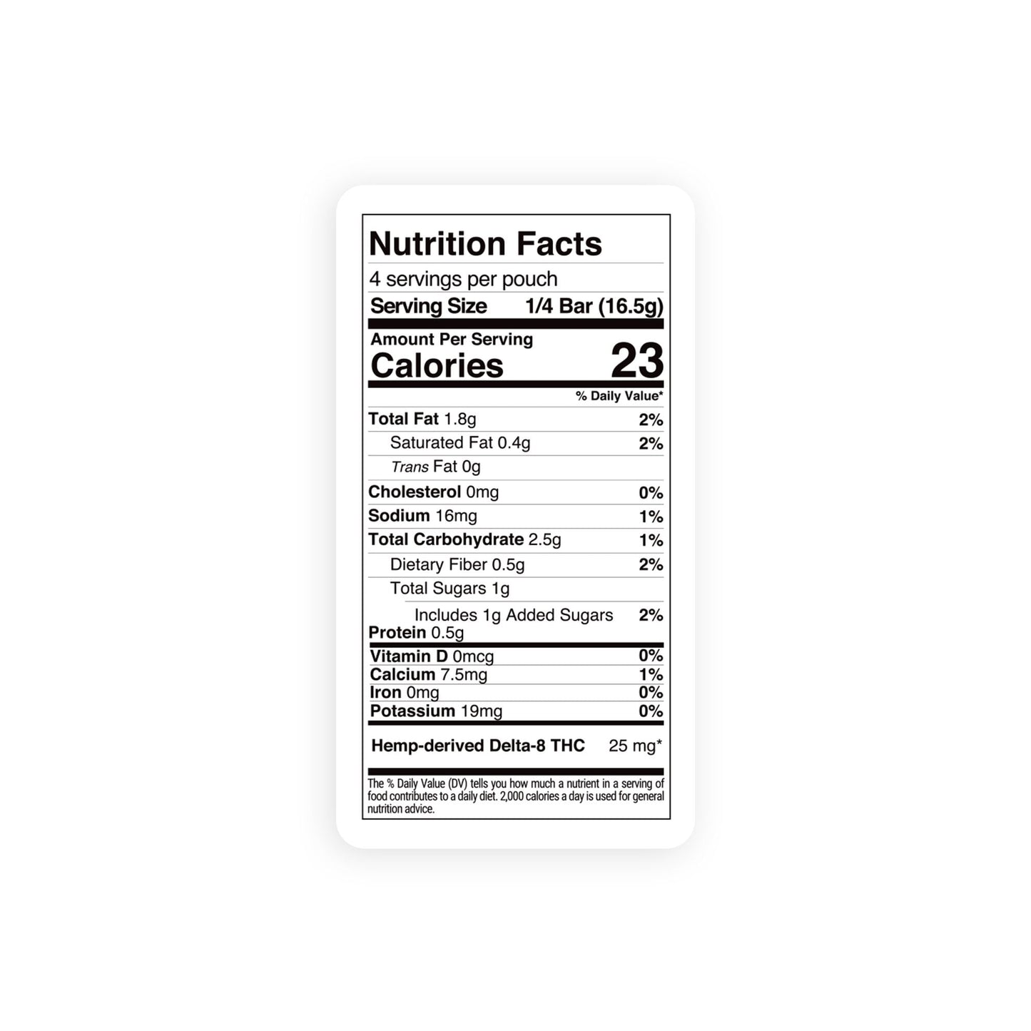 100mg Delta 8 Caramel Almond & Sea Salt Nut Bar - Chill Plus