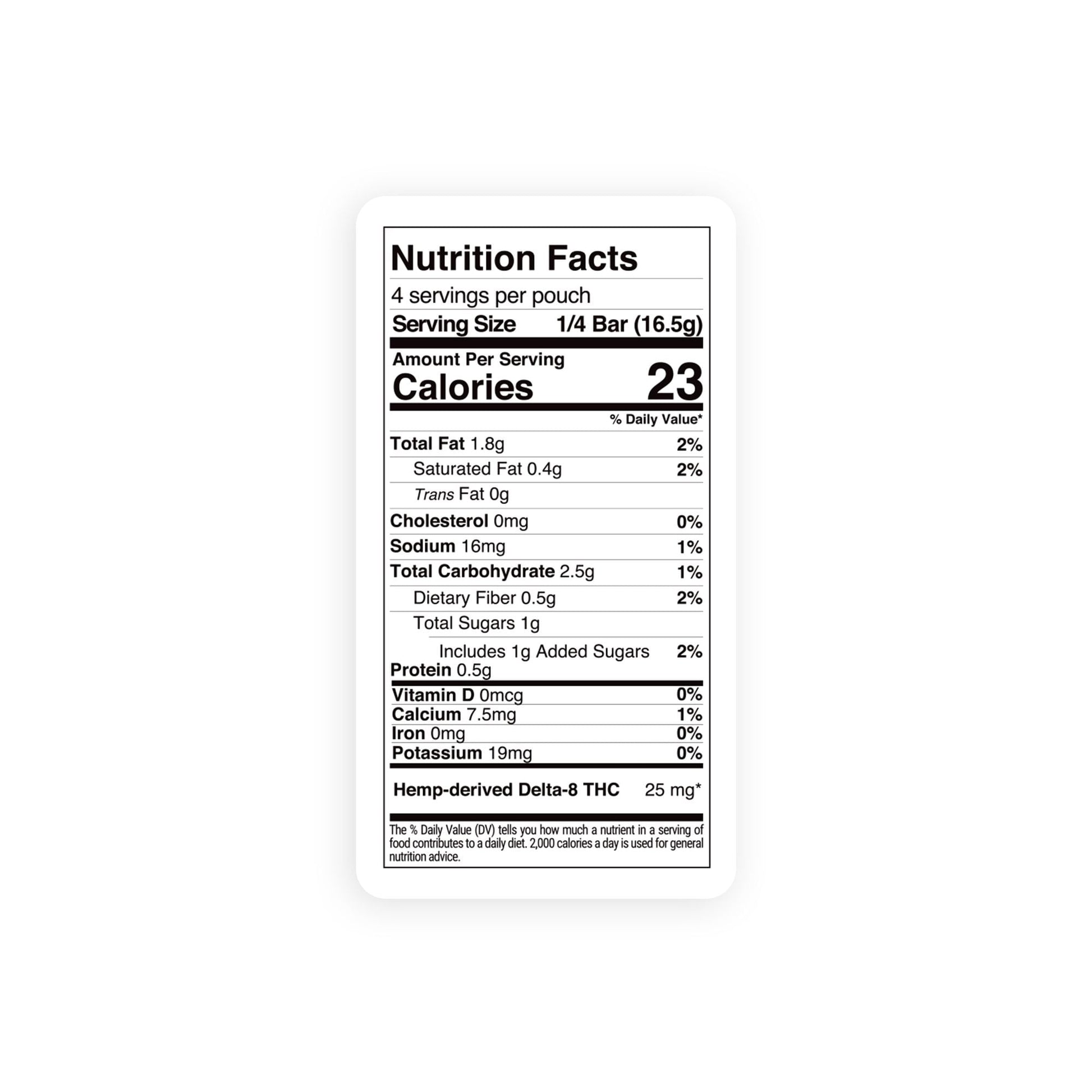 100mg Delta 8 Caramel Almond & Sea Salt Nut Bar - Chill Plus
