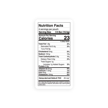 100mg Delta 8 Caramel Almond & Sea Salt Nut Bar - Chill Plus