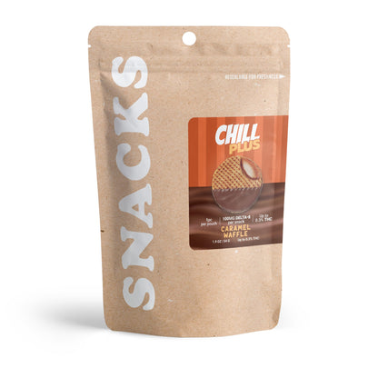 100mg Delta 8 Caramel Waffle - Chill Plus