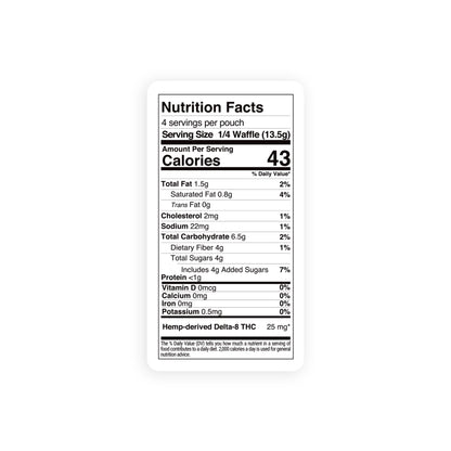 100mg Delta 8 Caramel Waffle - Chill Plus