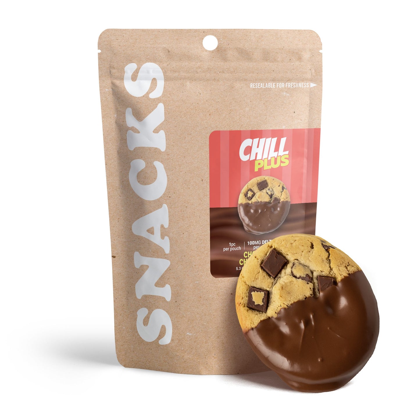 100mg Delta 8 Chocolate Chunk Cookie - Chill Plus