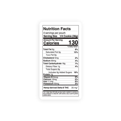 100mg Delta 8 Chocolate Chunk Cookie - Chill Plus