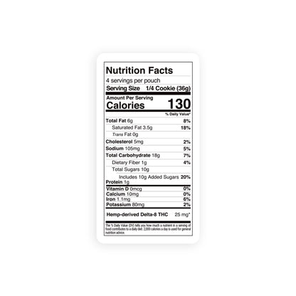 100mg Delta 8 Double Chocolate Caramel Cookie - Chill Plus