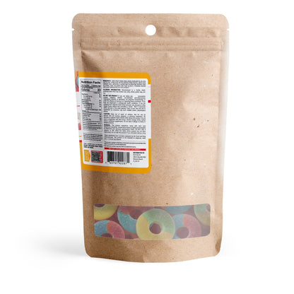 100mg Delta 8 Gummies – Assorted Sour Mix Rings – Chill Extreme