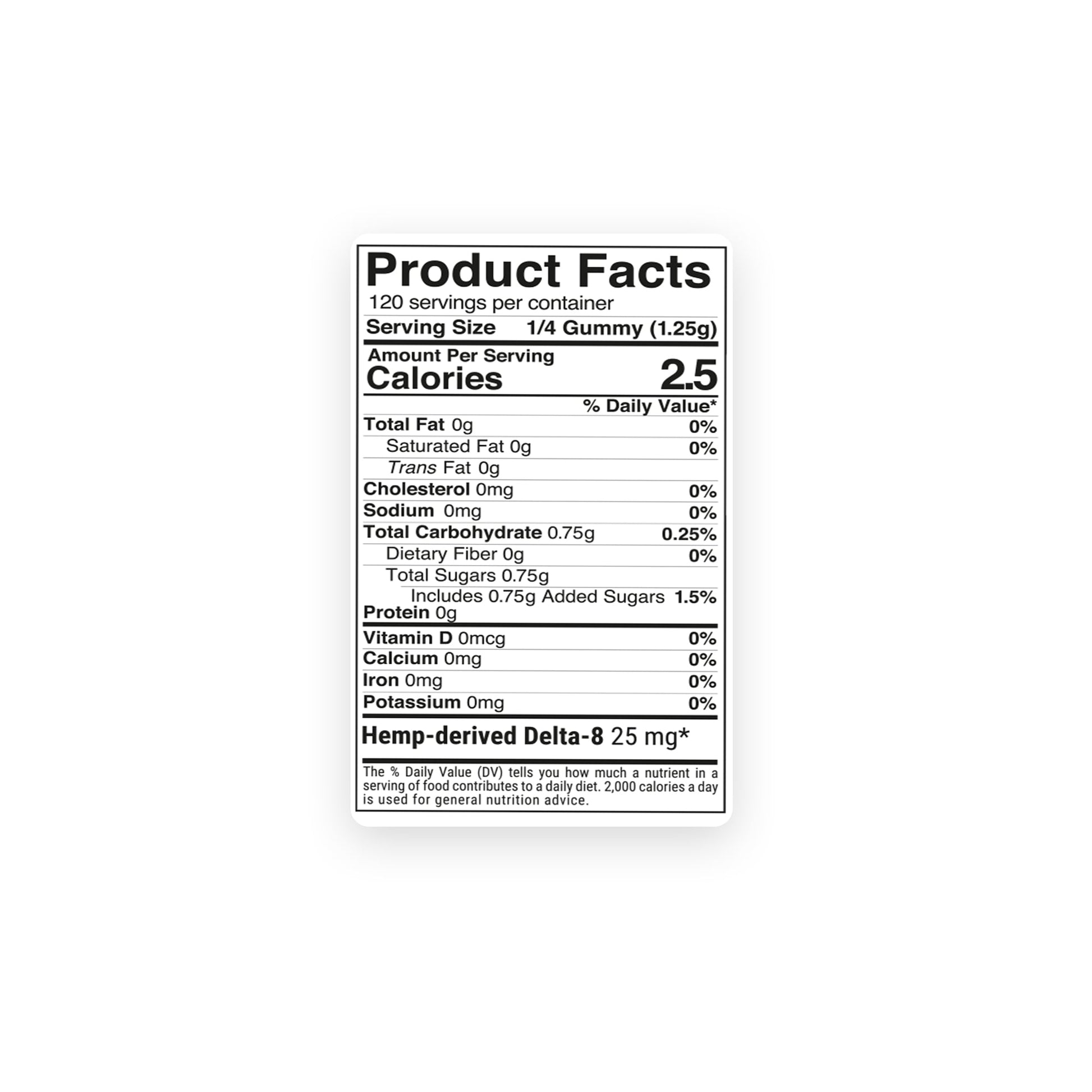 100mg Delta 8 Gummies - Fruity Blend - Chill Extreme